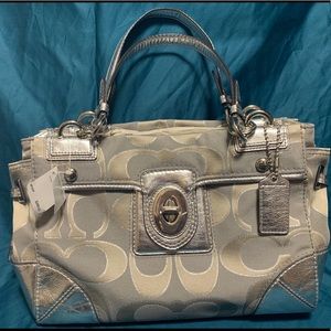 Coach Signature Peyton Sateen Metallic 19760M